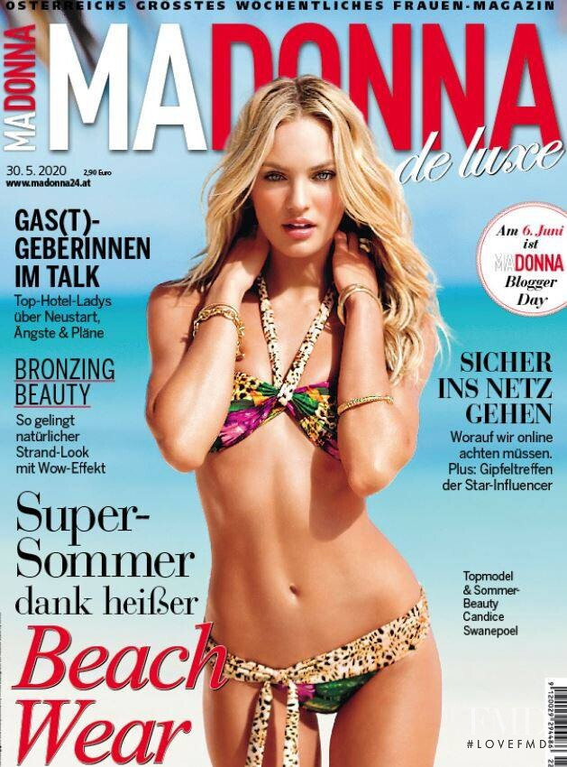 Candice Swanepoel featured on the MADONNA cover from May 2020