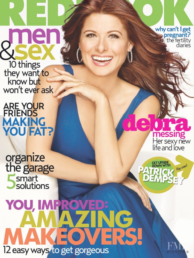 Debra Messing featured on the Redbook cover from June 2007