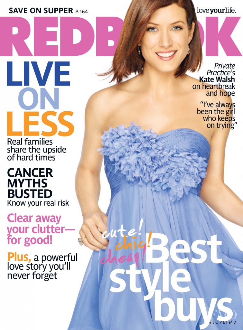 Kate Walsh featured on the Redbook cover from March 2009