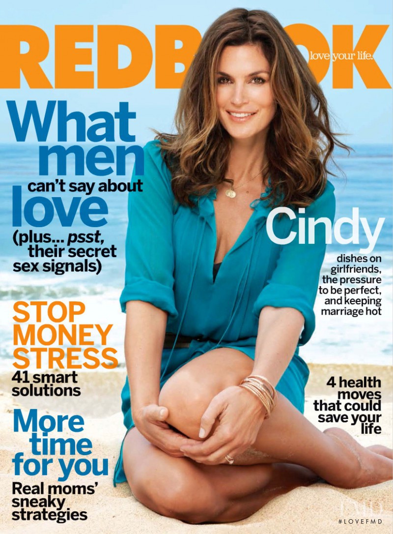 Cindy Crawford featured on the Redbook cover from September 2009