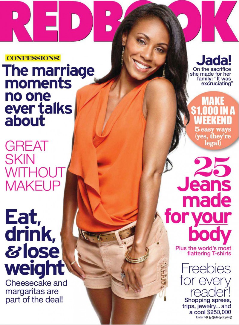 Jade Smith featured on the Redbook cover from August 2011
