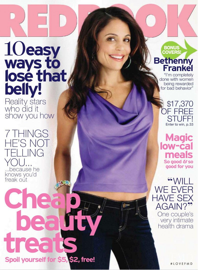 Bethenny Frankel featured on the Redbook cover from January 2011