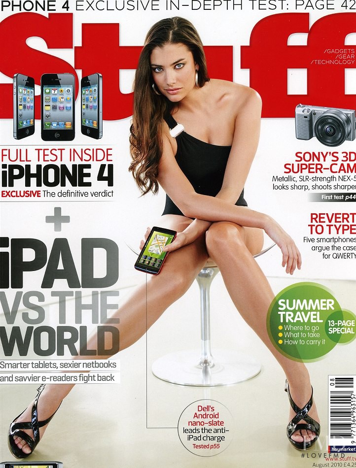 Lauren Mellor featured on the Stuff UK cover from August 2010