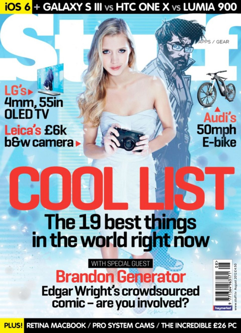  featured on the Stuff UK cover from August 2012