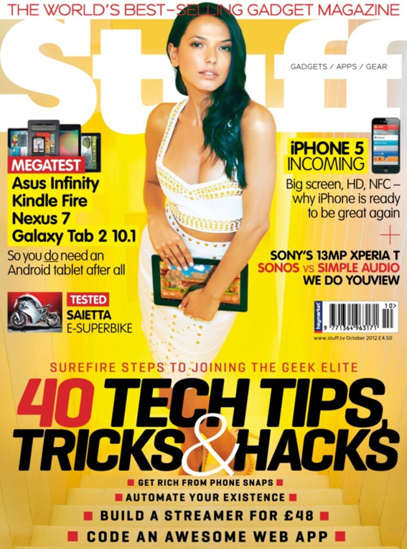  featured on the Stuff UK cover from October 2012