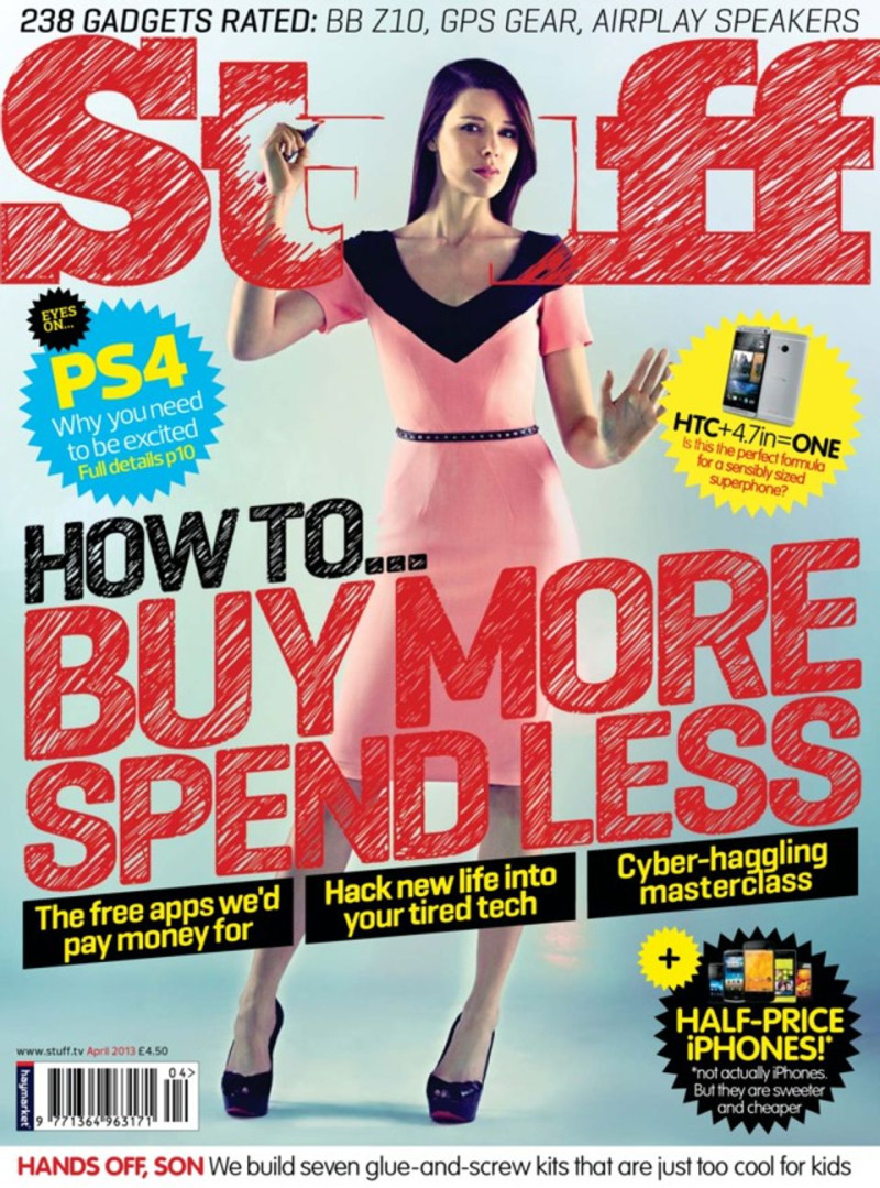  featured on the Stuff UK cover from April 2013