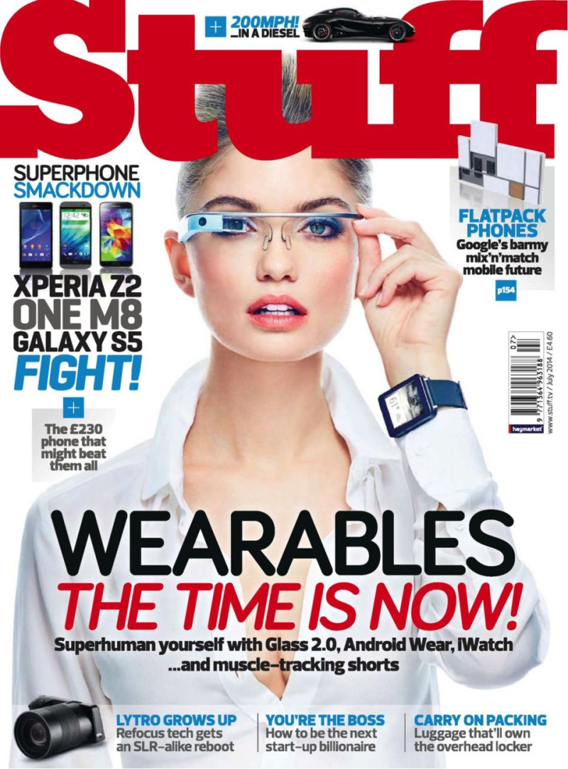  featured on the Stuff UK cover from July 2014