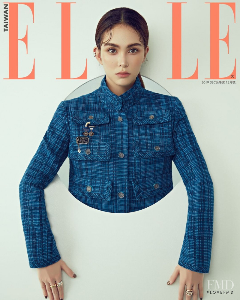 Hannah Quinlivan featured on the Elle Taiwan cover from December 2019