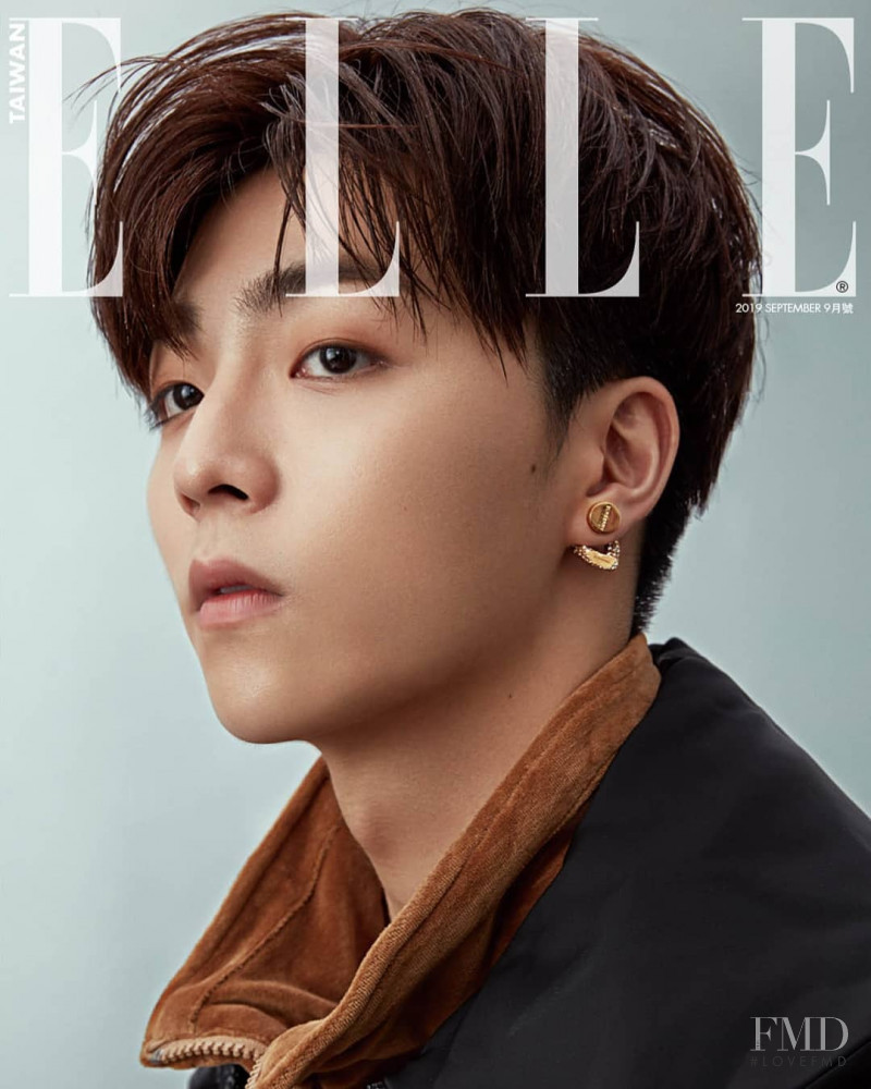 Chen Linong featured on the Elle Taiwan cover from September 2019