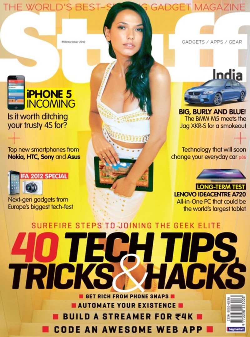  featured on the Stuff India cover from October 2012