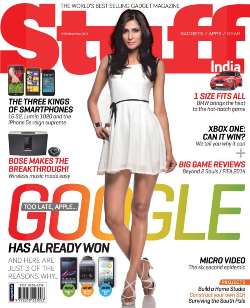  featured on the Stuff India cover from November 2013