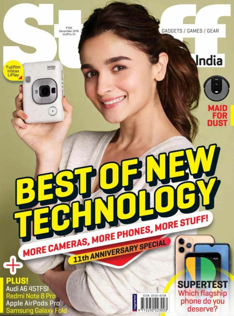  featured on the Stuff India cover from December 2019