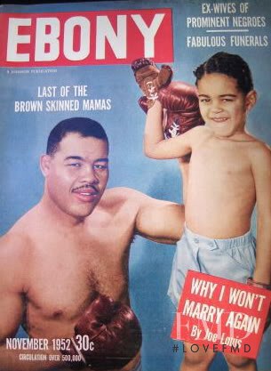  featured on the Ebony cover from November 1952