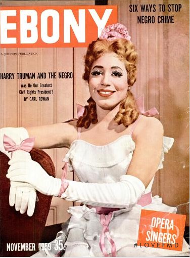  featured on the Ebony cover from November 1959