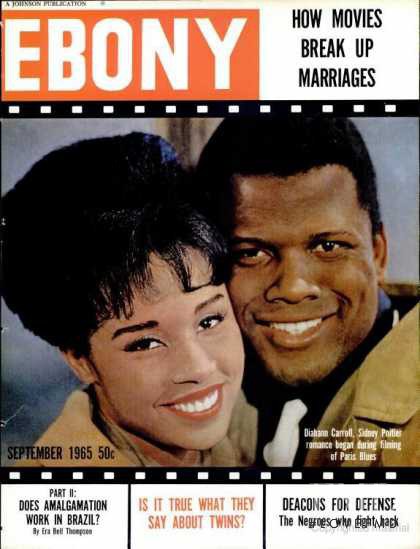  featured on the Ebony cover from September 1965