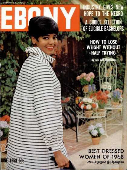  featured on the Ebony cover from June 1968