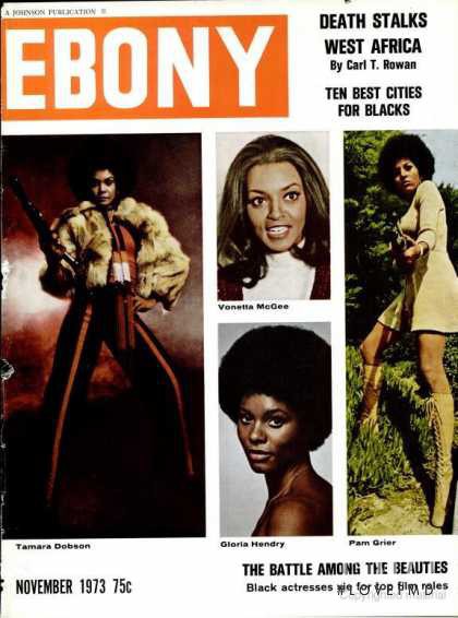  featured on the Ebony cover from November 1973