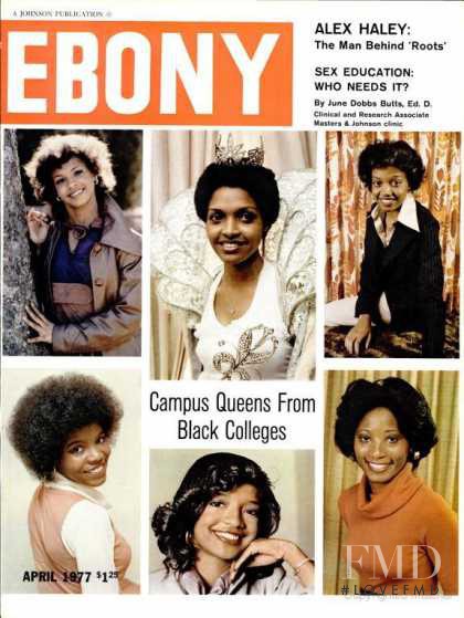 Alex Haley featured on the Ebony cover from April 1977