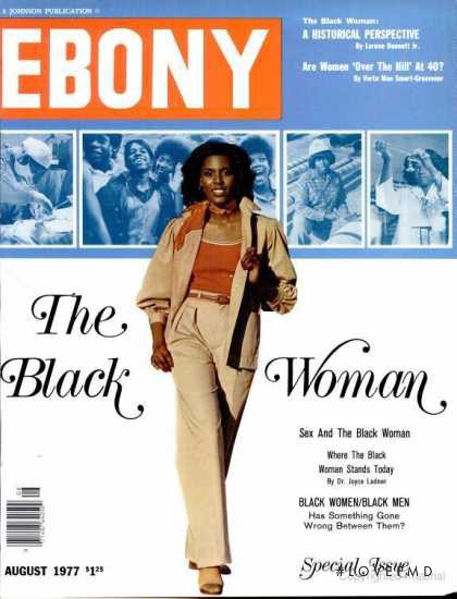  featured on the Ebony cover from August 1977