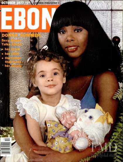 Donna Summer featured on the Ebony cover from October 1977