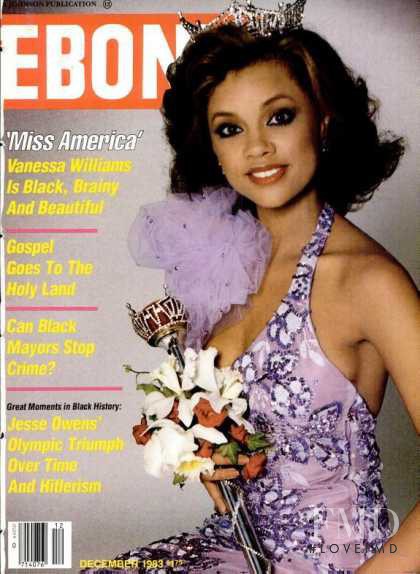 Vanessa Williams featured on the Ebony cover from December 1983