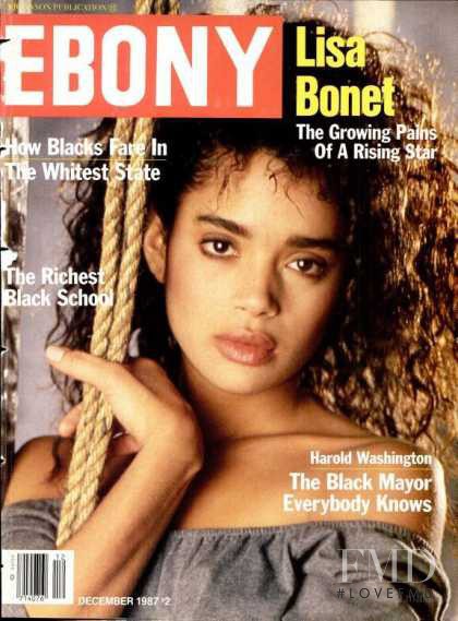 Lisa Bonet featured on the Ebony cover from December 1987