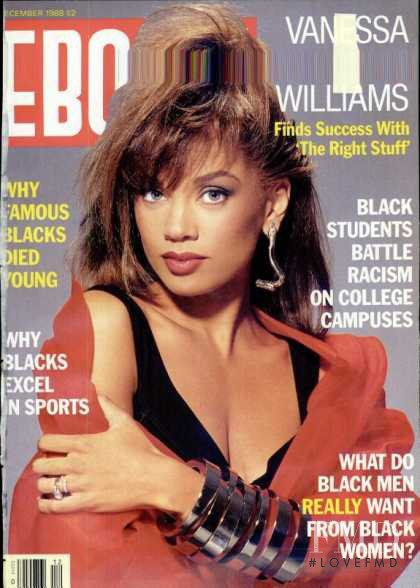 Vanessa Williams featured on the Ebony cover from December 1988