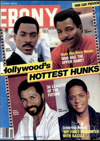  featured on the Ebony cover from November 1988