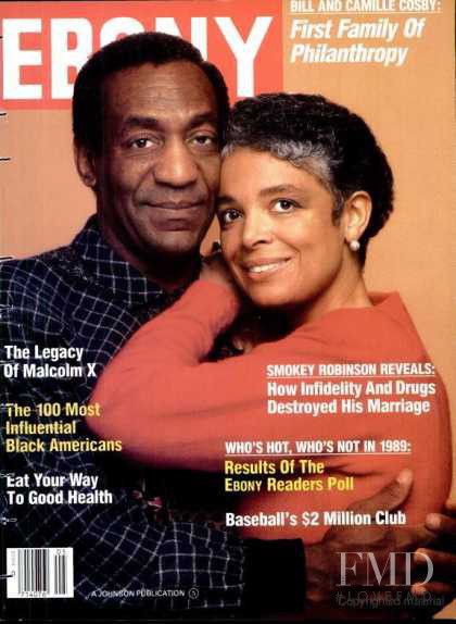 Bill & Camille Cosby featured on the Ebony cover from May 1989