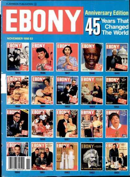  featured on the Ebony cover from November 1990