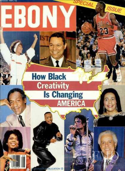  featured on the Ebony cover from August 1991