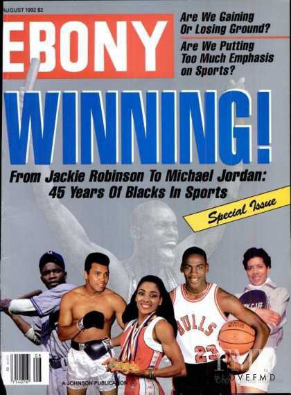  featured on the Ebony cover from August 1992