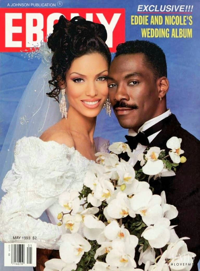 Nicole Mitchell, Eddie Murphy  featured on the Ebony cover from May 1993