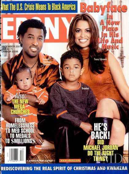  featured on the Ebony cover from December 2001