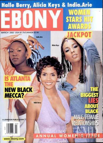  featured on the Ebony cover from March 2002