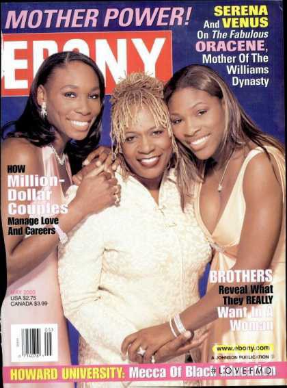  featured on the Ebony cover from May 2003