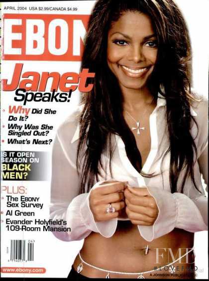Janet Jackson featured on the Ebony cover from April 2004