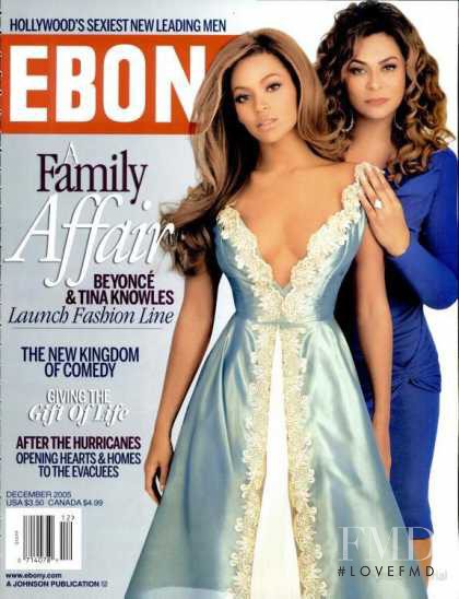Beyoncé & Tina Knowles featured on the Ebony cover from December 2005