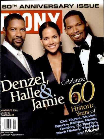  featured on the Ebony cover from November 2005