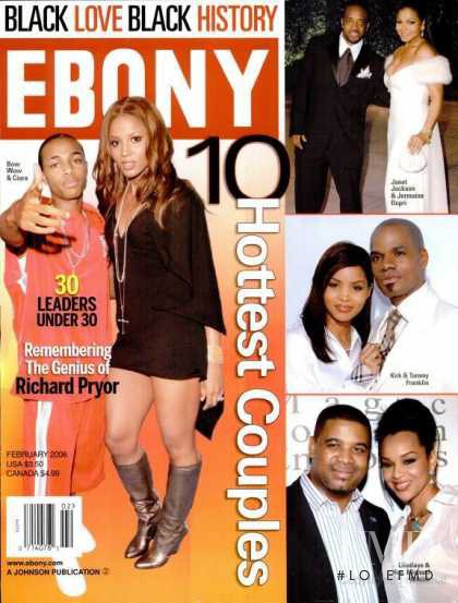  featured on the Ebony cover from February 2006