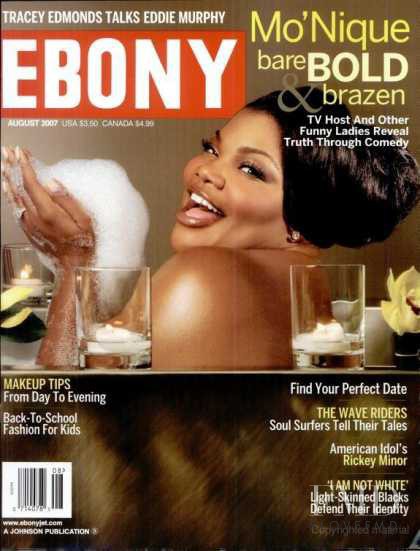  featured on the Ebony cover from August 2007