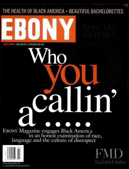  featured on the Ebony cover from July 2007