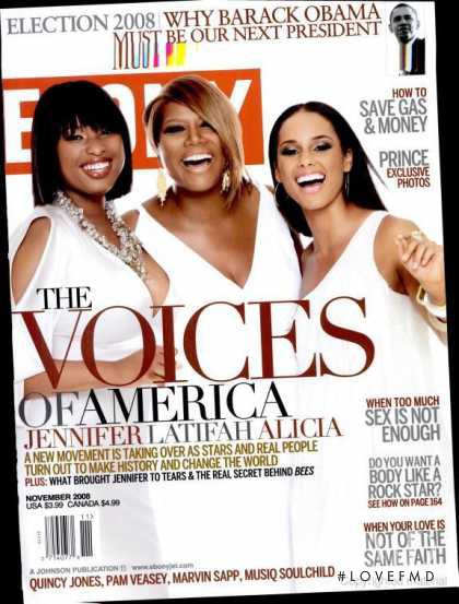  featured on the Ebony cover from November 2008