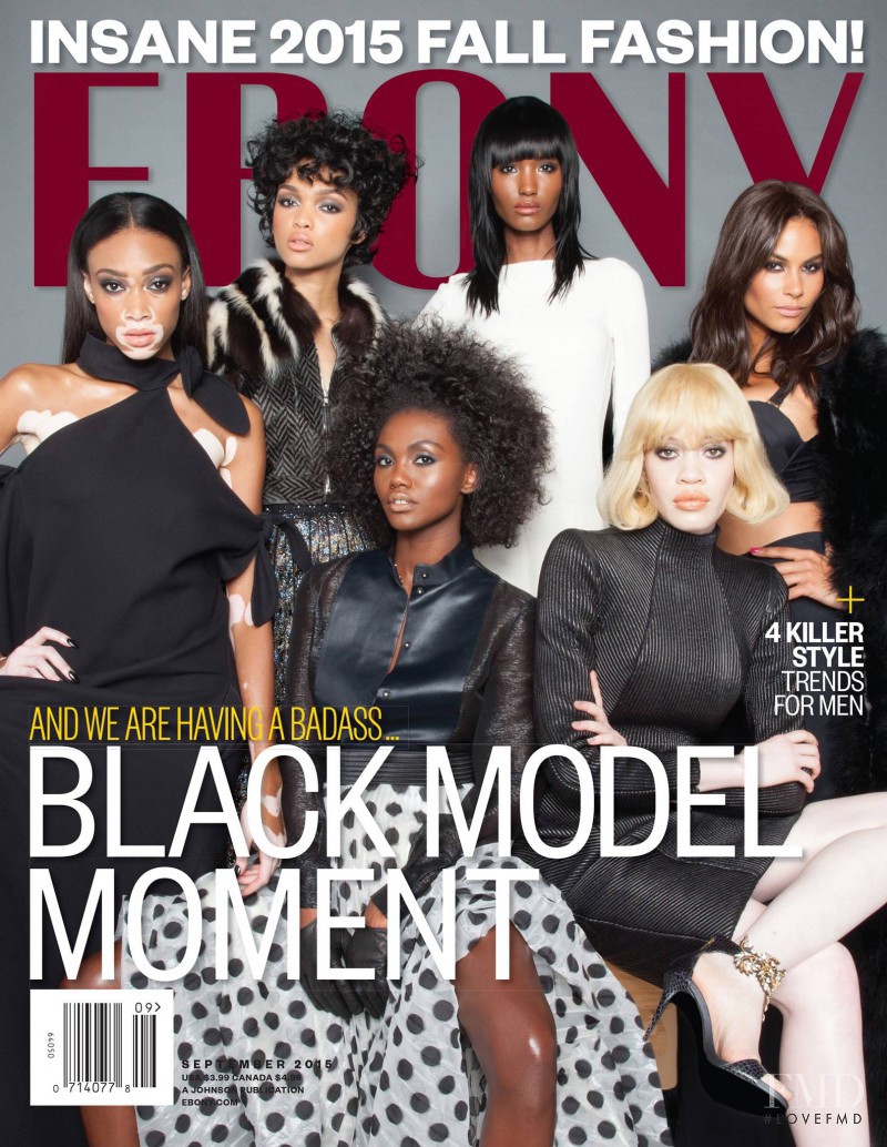 Milan Dixon featured on the Ebony cover from September 2015