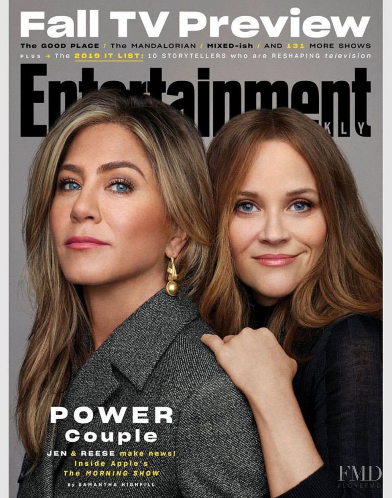 Jennifer Aniston, Reese Witherspoon featured on the Entertainment Weekly  cover from September 2019