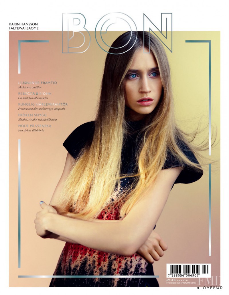 Karin Hansson featured on the BON cover from December 2011