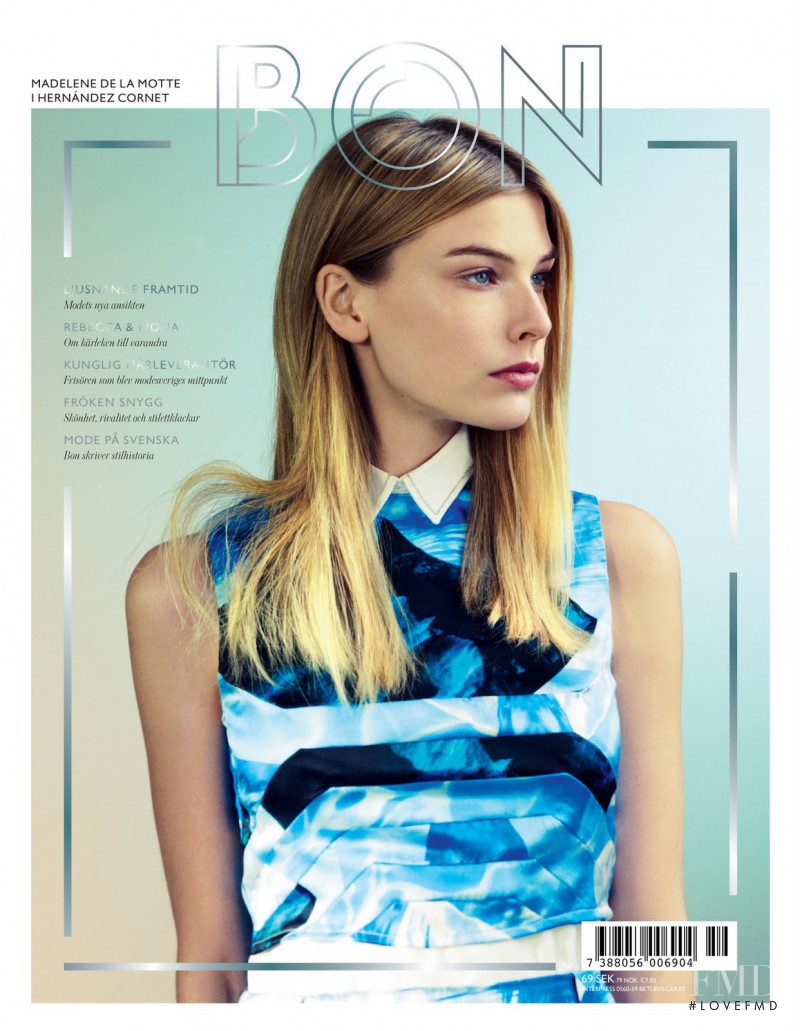 Madelen de la Motte featured on the BON cover from December 2011
