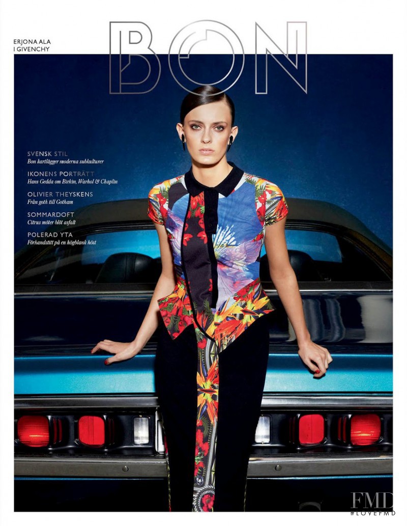 Erjona Ala featured on the BON cover from June 2012
