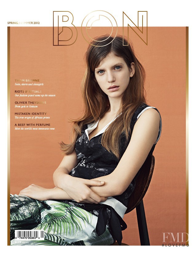 Caterina Ravaglia featured on the BON cover from March 2012