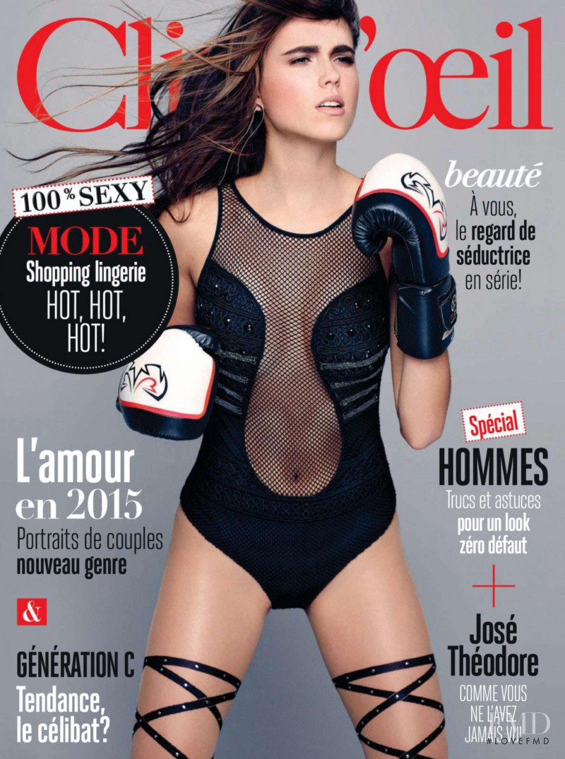 Samantha Krupa featured on the Clin d\'oeil cover from February 2015